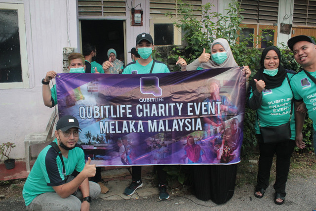 Благотворительная акция в Малайзии от QubitLife
