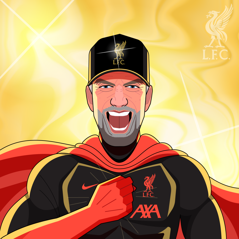 Liverpool FC’s coach, Jurgen Klopp has his own superpowers too. Source: Sotheby’s
